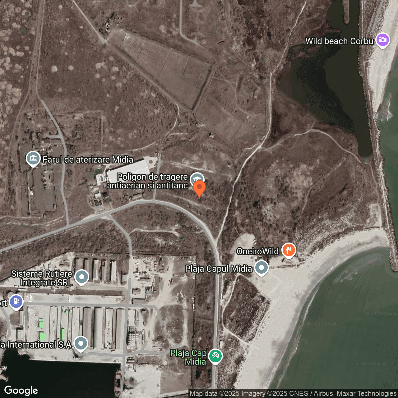 Poza harta hybrid, zoom 16, adresa Corbu Constanta, , judetul