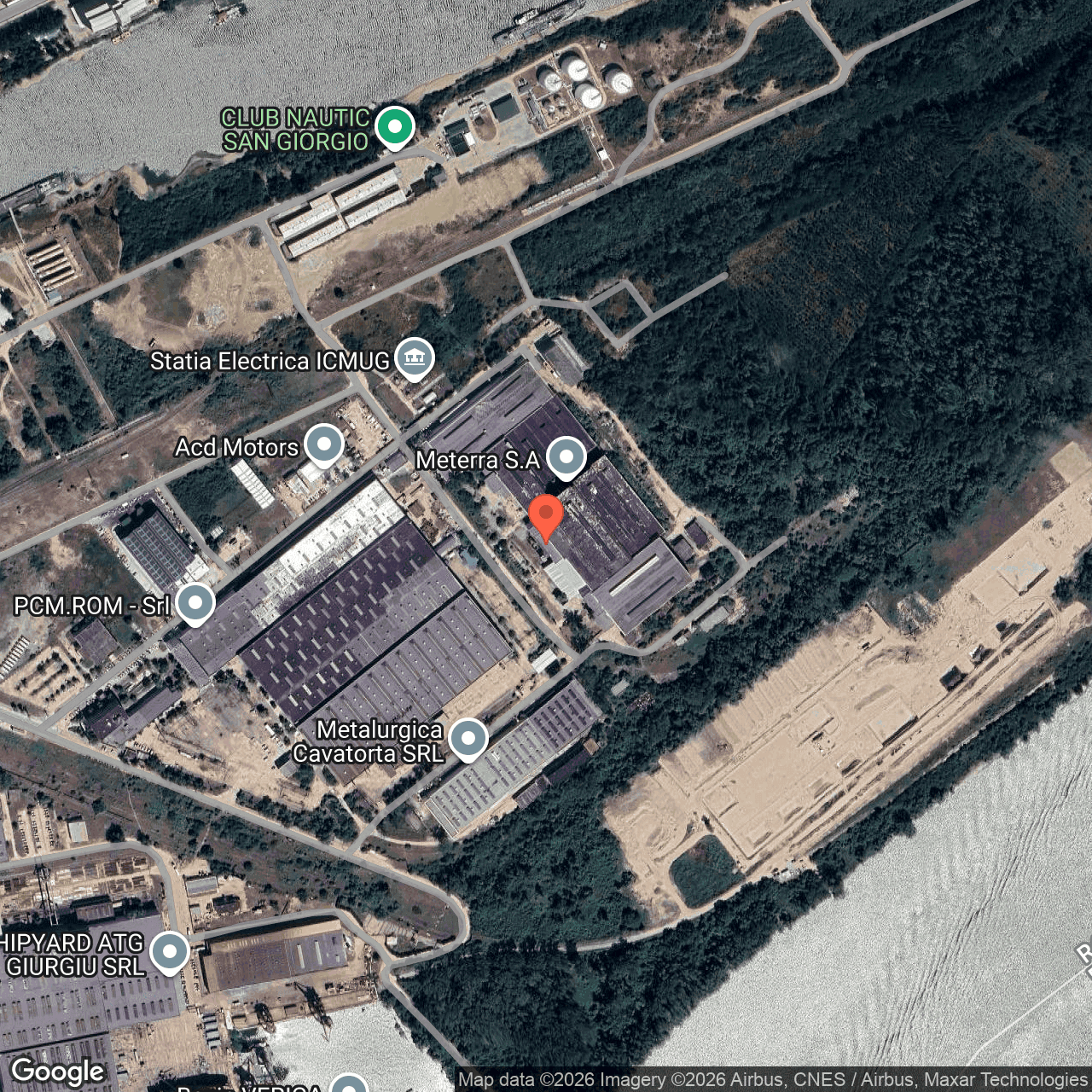 Poza harta hybrid, zoom 16, adresa Zona Libera Giurgiu, , judetul