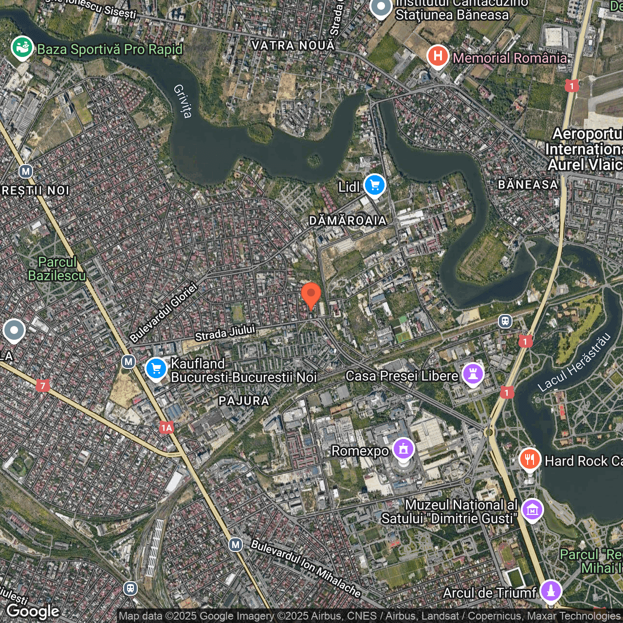 Poza harta hybrid, zoom 14, adresa Bucuresti, str. Iresti nr.15, sector 1, , judetul