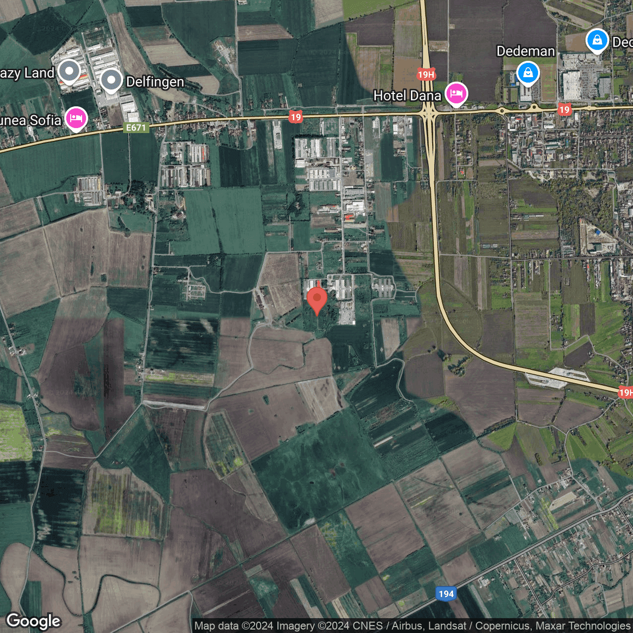 Poza harta hybrid, zoom 14, adresa Satu Mare, str. Careiului, nr. 160, , judetul