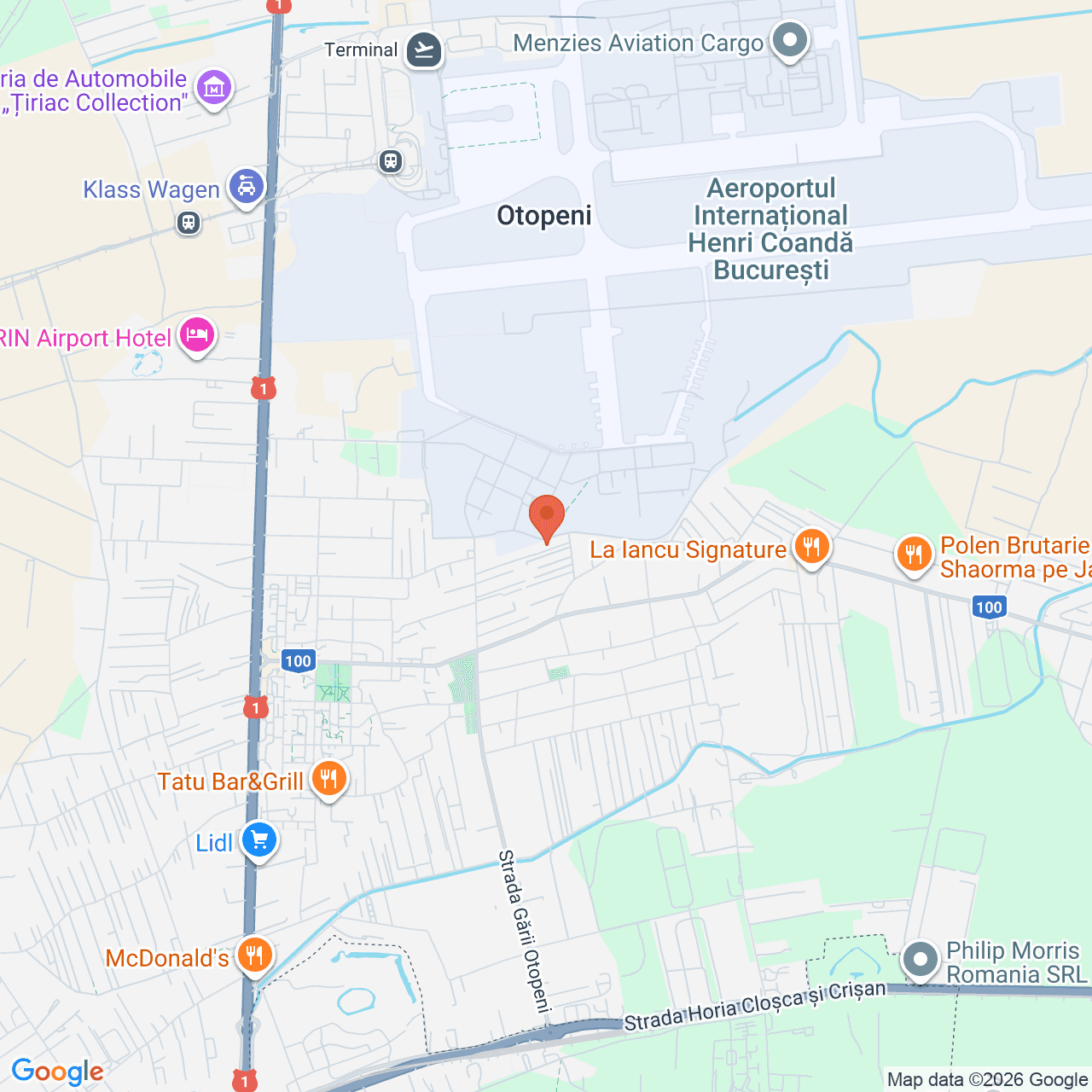 Poza harta streetview, zoom 14, adresa Otopeni Ilfov, , judetul