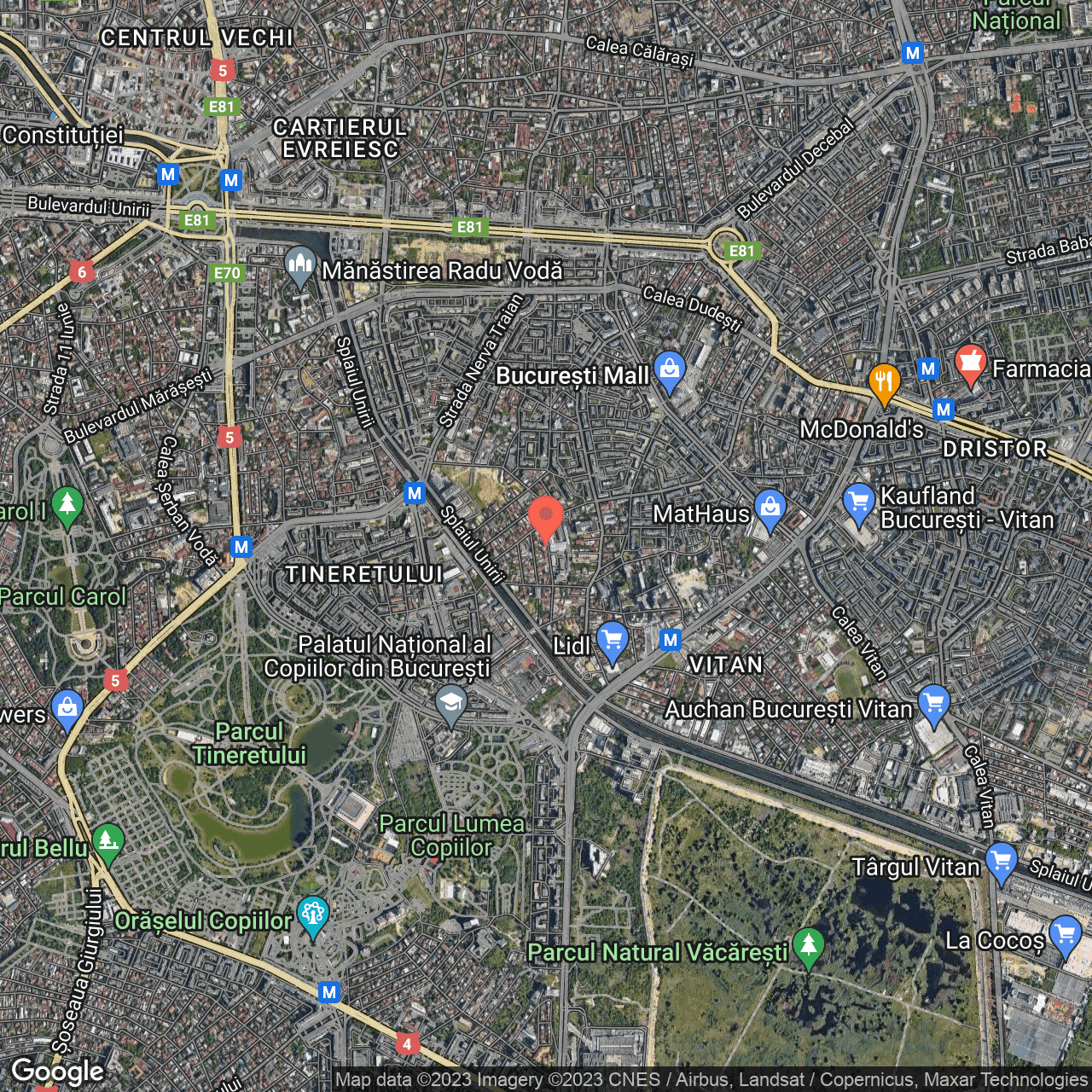Poza harta hybrid, zoom 14, adresa Bucuresti, Str. Ion Minulescu, nr.82, , judetul