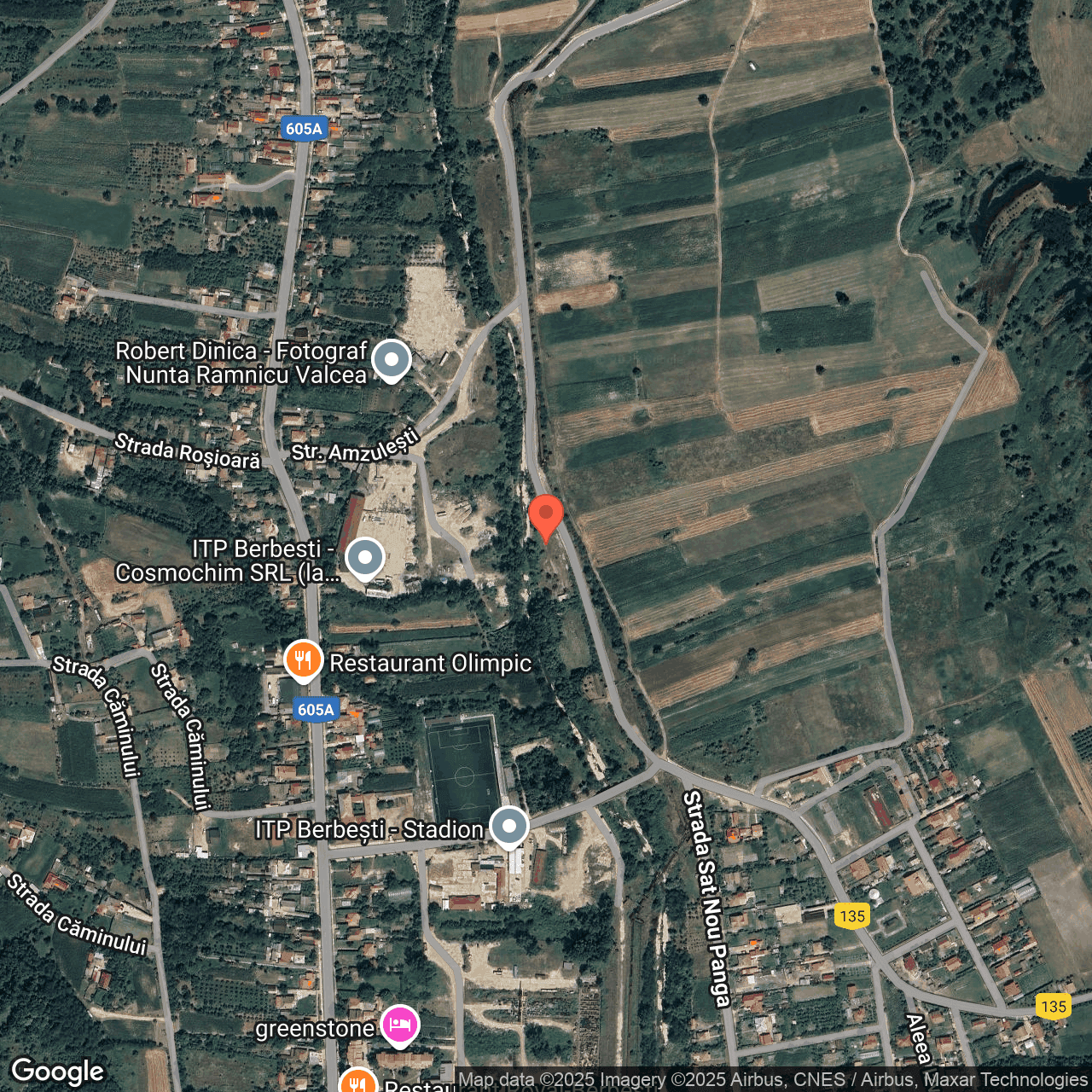 Poza harta hybrid, zoom 16, adresa Berbesti Valcea, , judetul