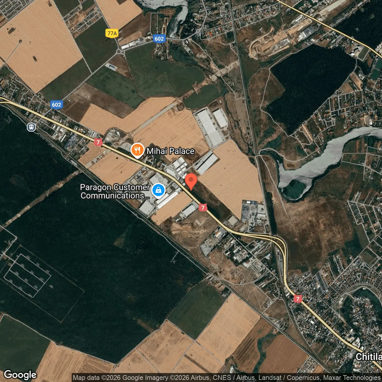 Poza harta hybrid, zoom 14, adresa Buftea Ilfov, , judetul