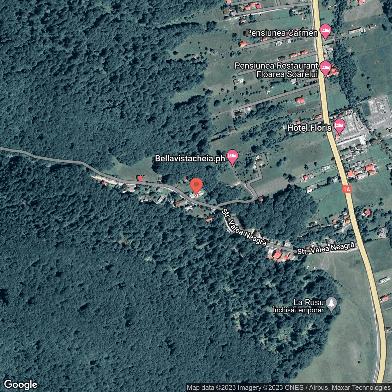 Poza harta hybrid, zoom 16, adresa cheia, , judetul