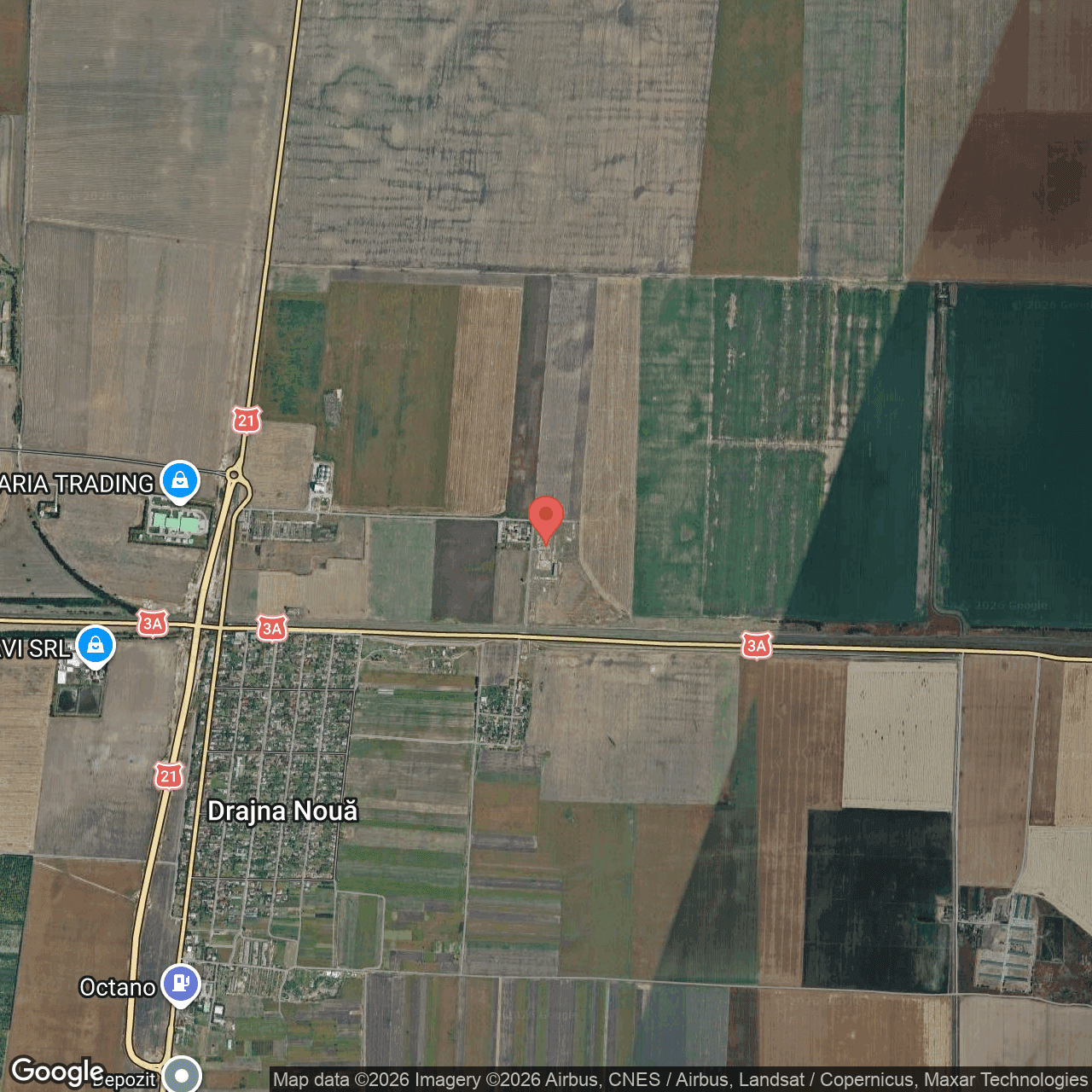 Poza harta hybrid, zoom 14, adresa Dragalina Calarasi, , judetul