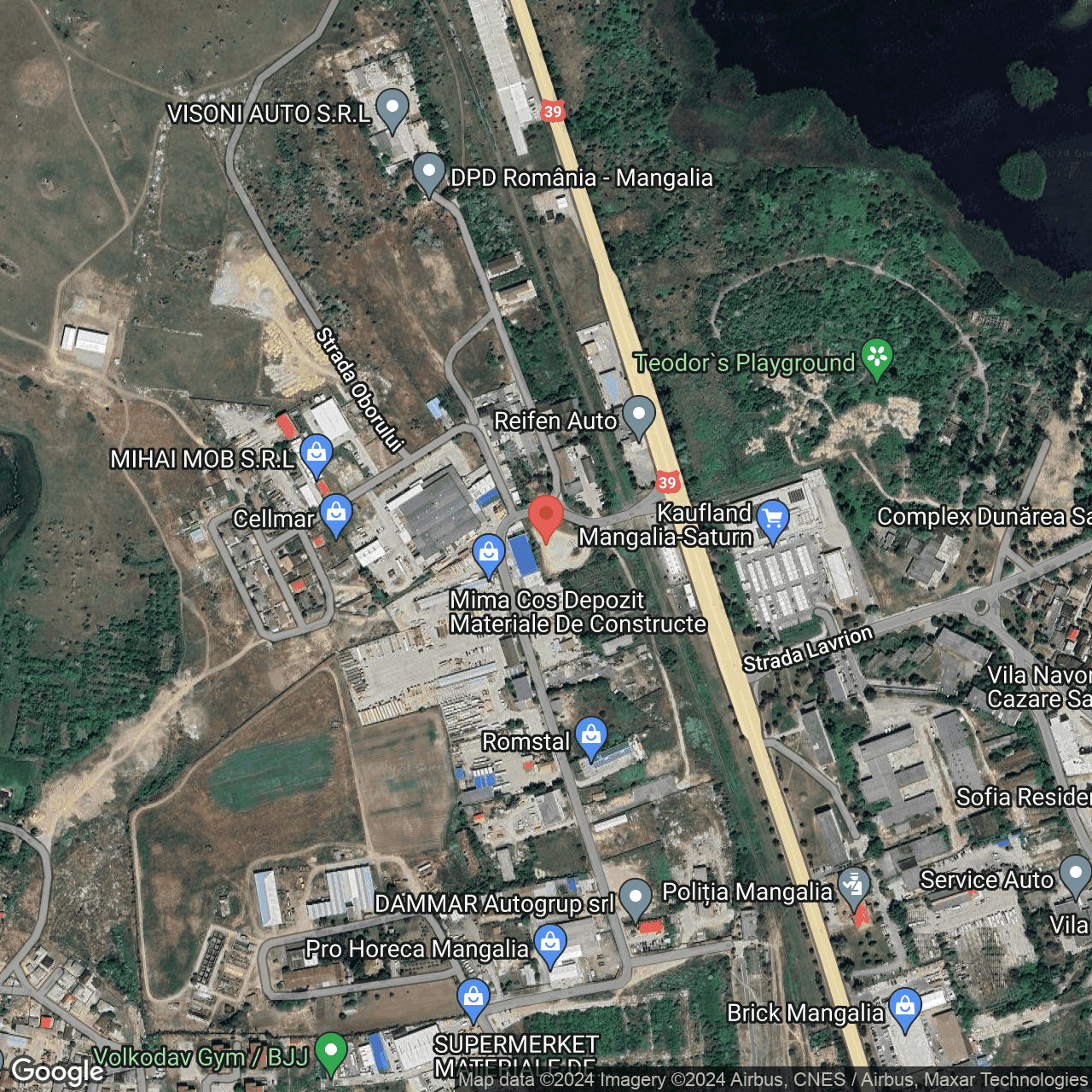 Poza harta hybrid, zoom 16, adresa Mangalia, str. M. I. Dobrogeanu, , judetul