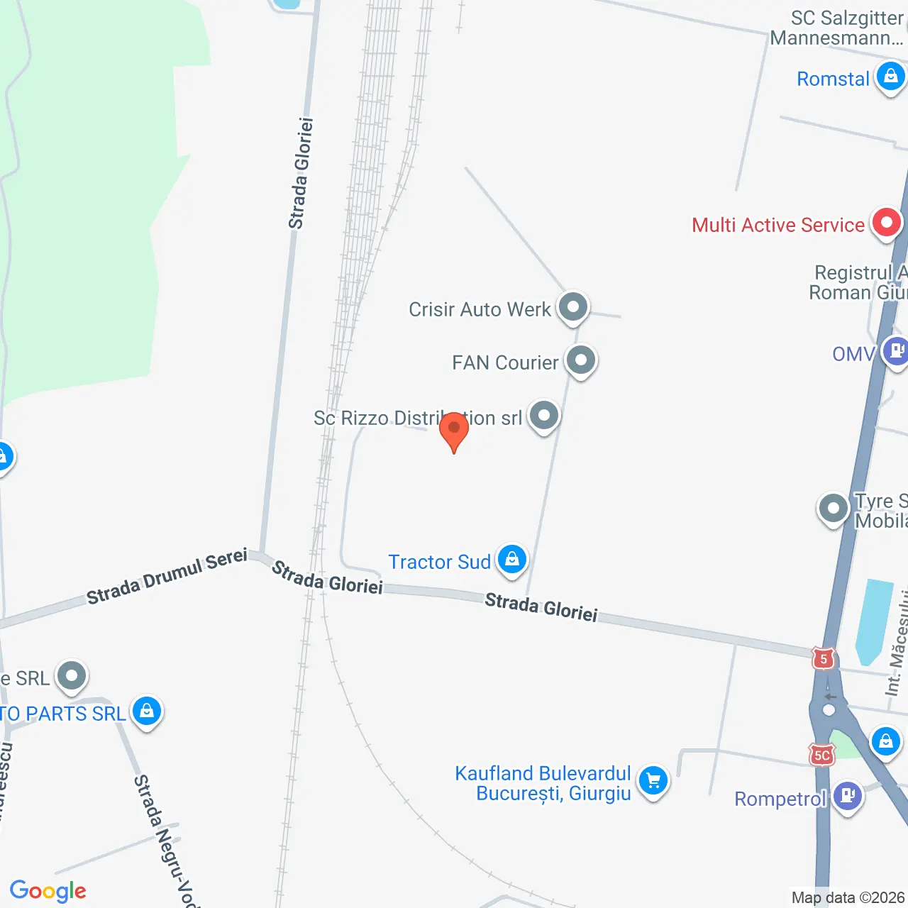 Poza harta streetview, zoom 16, adresa Strada Gloriei Giurgiu, , judetul