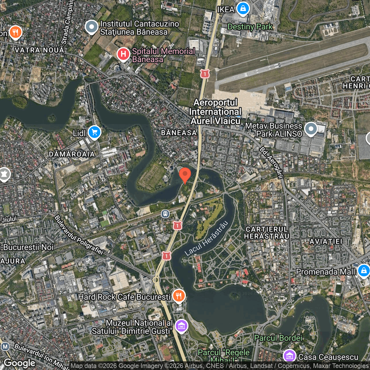 Poza harta hybrid, zoom 14, adresa Aleea Matelotilor Bucuresti, , judetul