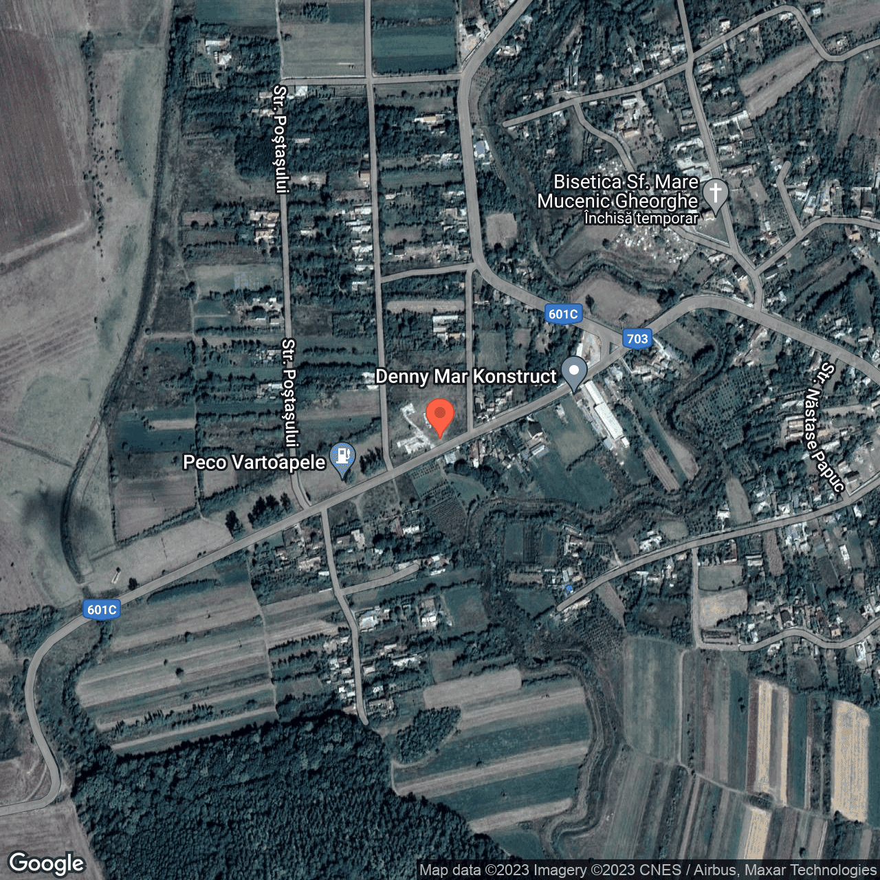 Poza harta hybrid, zoom 16, adresa Vârtoapele de Jos, , judetul