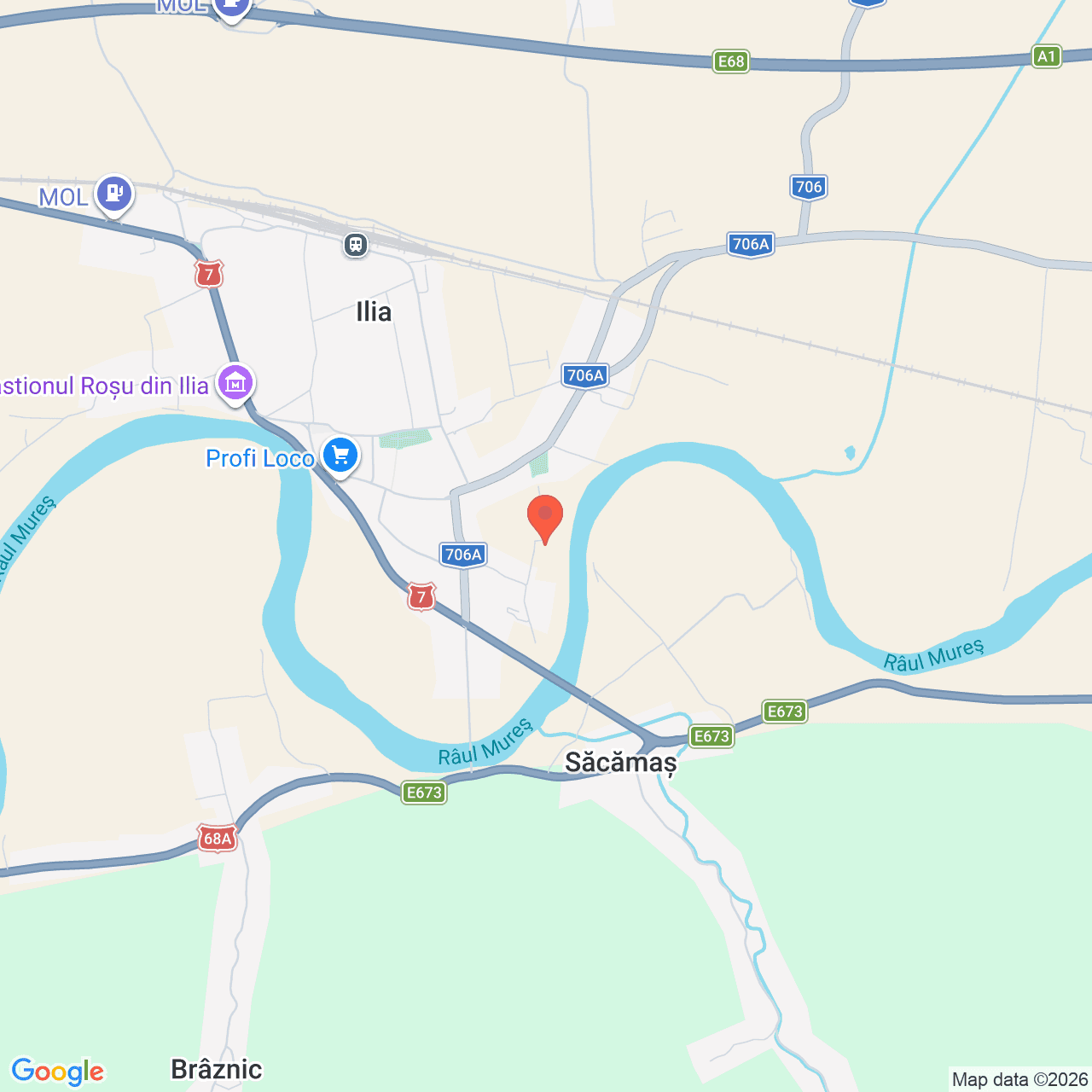 Poza harta streetview, zoom 14, adresa Ilia Hunedoara, , judetul