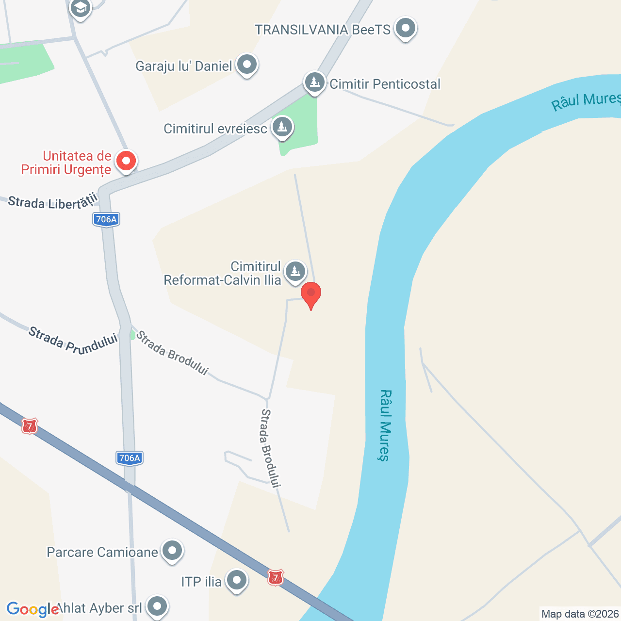 Poza harta streetview, zoom 16, adresa Ilia Hunedoara, , judetul