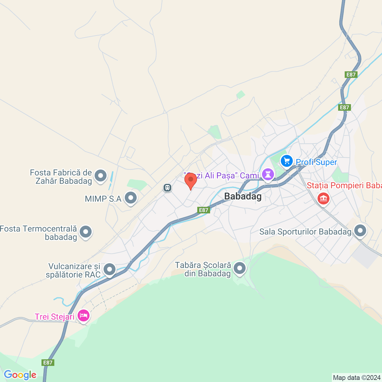 Poza harta streetview, zoom 14, adresa Babadag, Strada Prahovei, numărul 2, , judetul