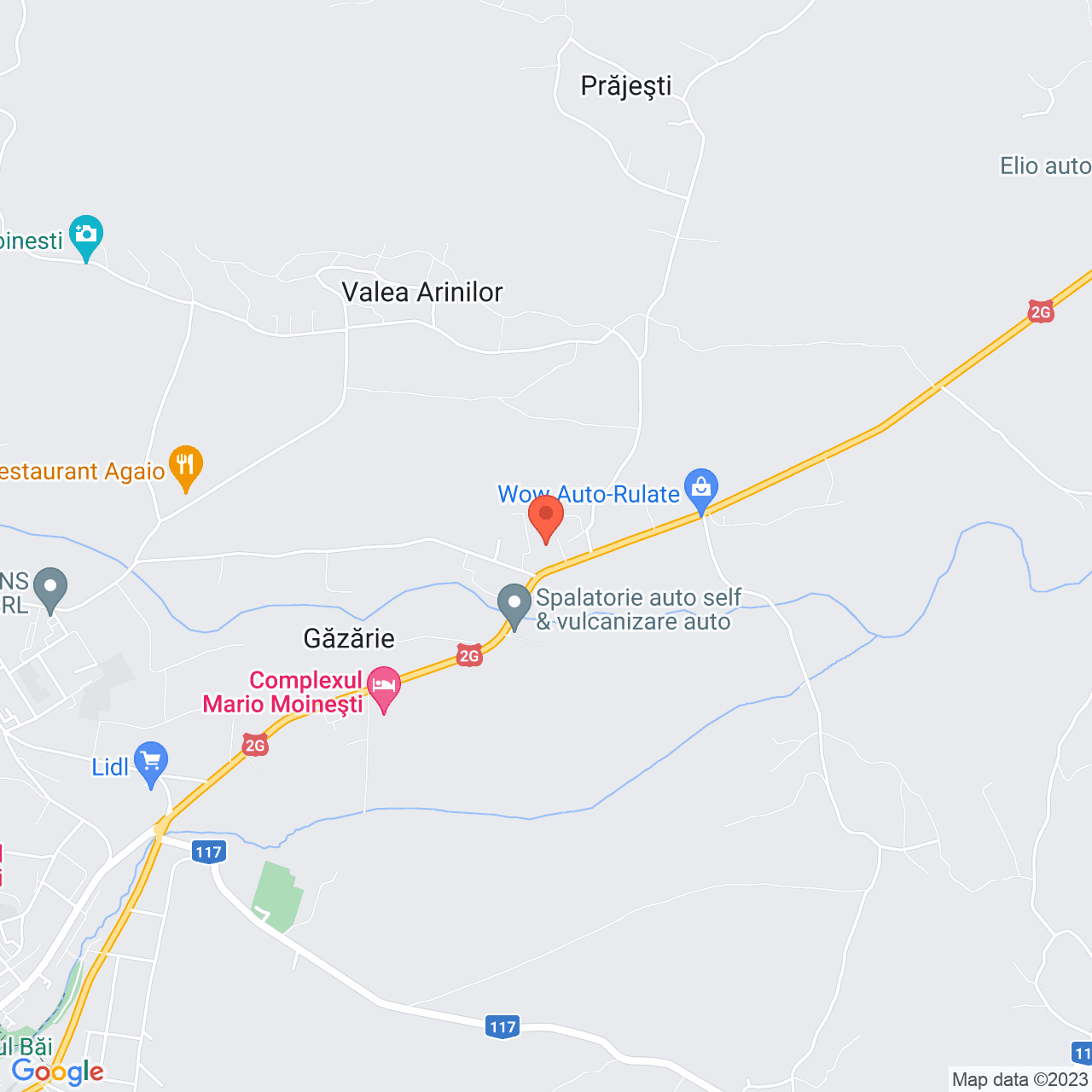 Poza harta streetview, zoom 14, adresa Mihai Eminescu 165 Moinesti, , judetul