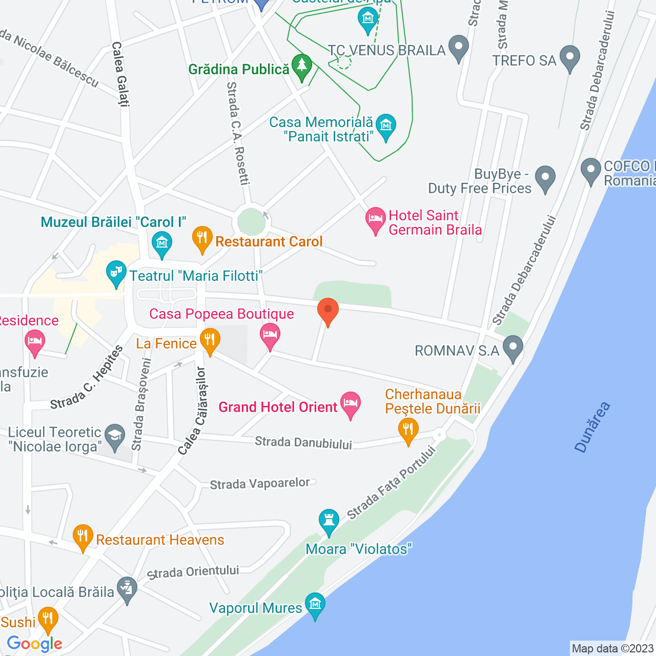 Poza harta streetview, zoom 16, adresa Brăila, str. Neagră, nr. 24, , judetul