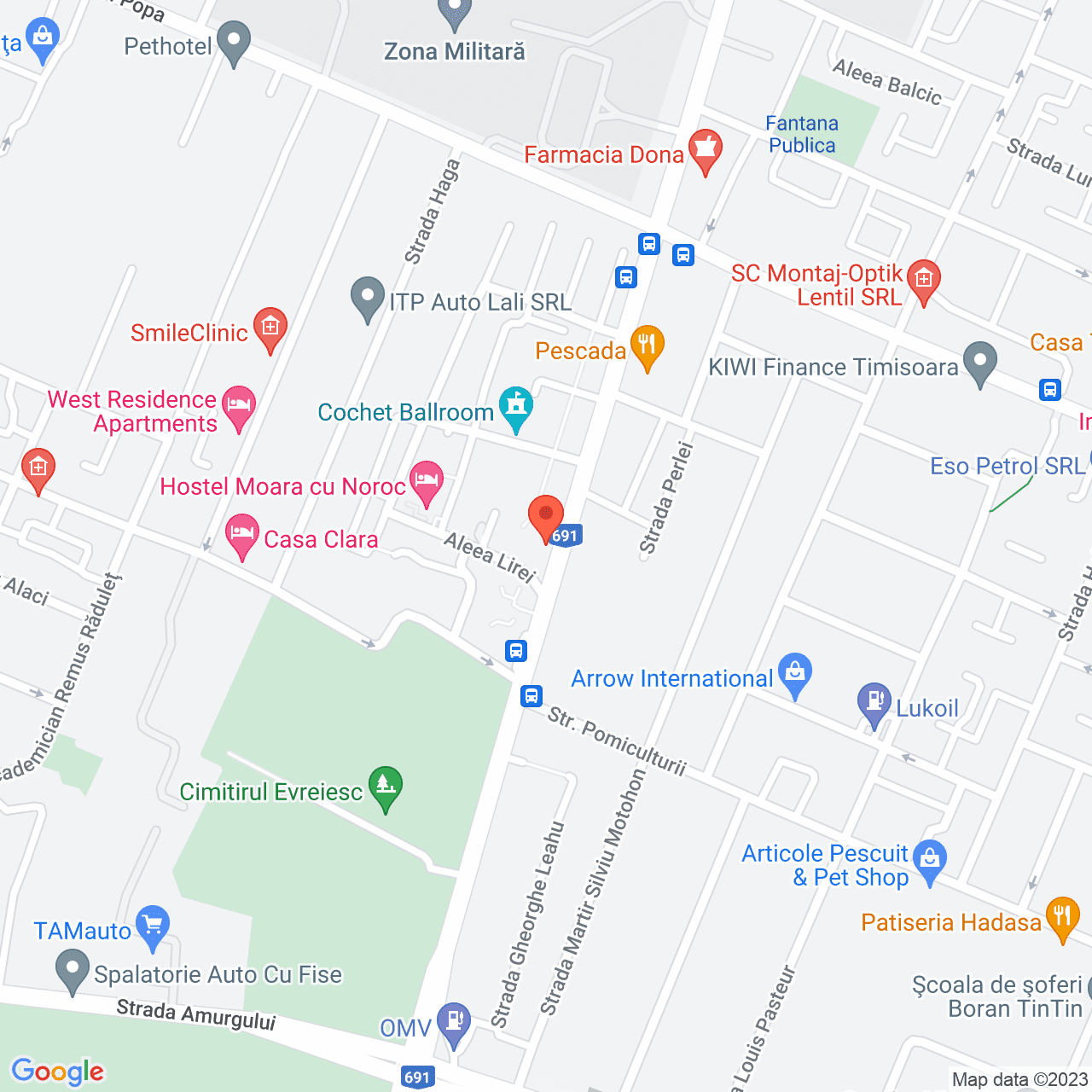 Poza harta streetview, zoom 16, adresa Calea Sever Bocu Timisoara, , judetul