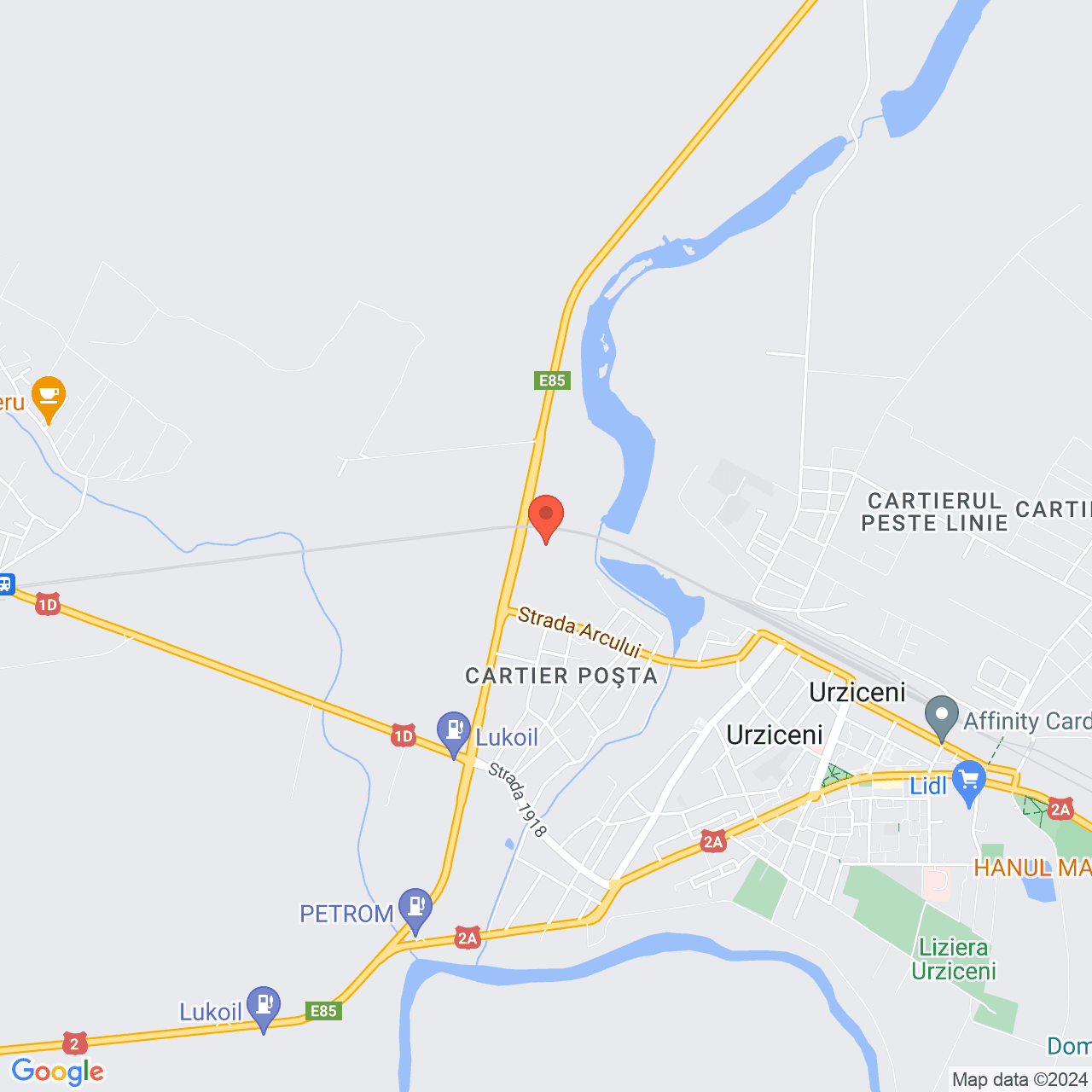 Poza harta streetview, zoom 14, adresa Urziceni, str. Labirint, nr. 42, , judetul