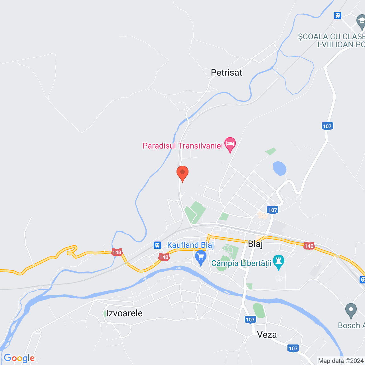 Poza harta streetview, zoom 14, adresa Blaj , , judetul