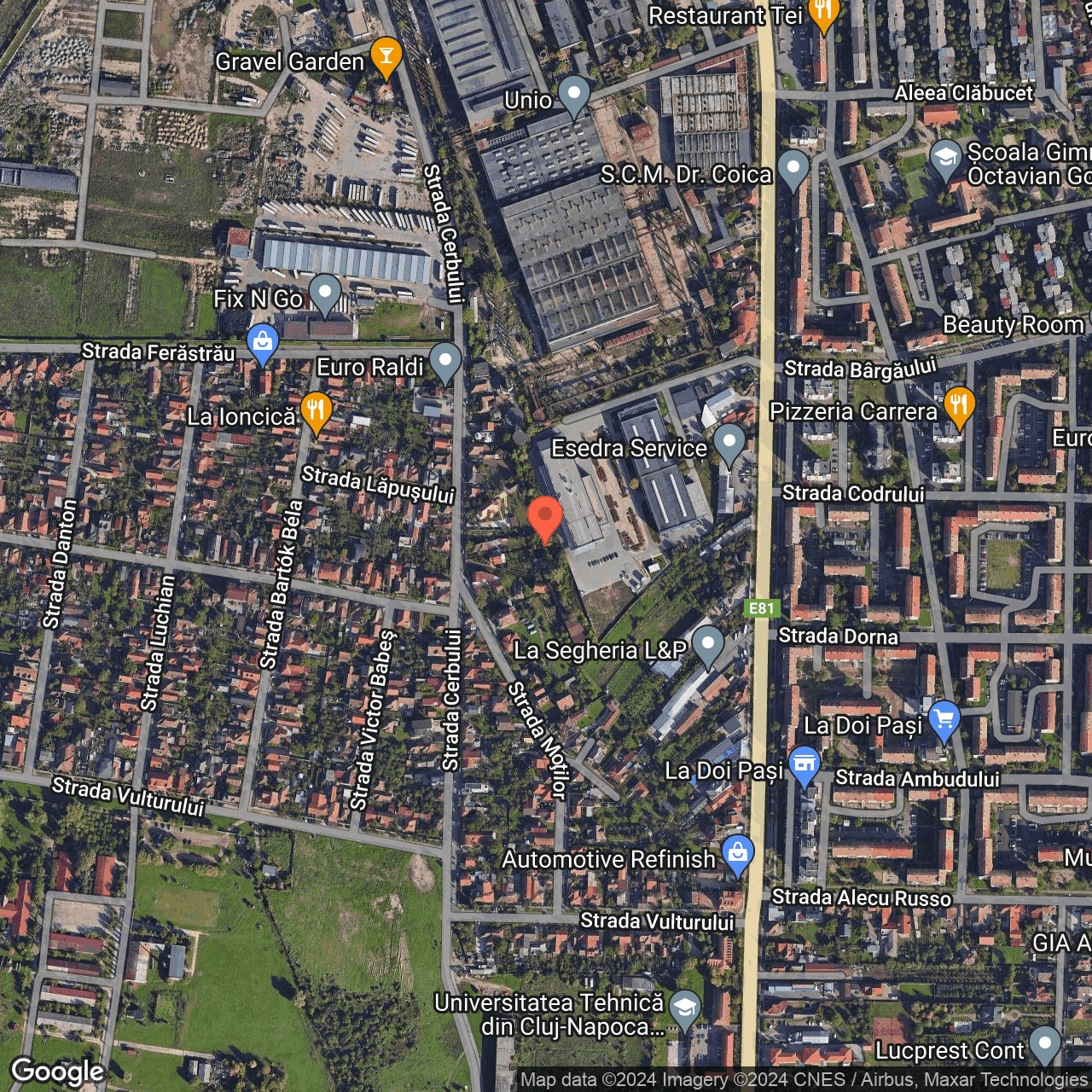 Poza harta hybrid, zoom 16, adresa Satu Mare, , judetul