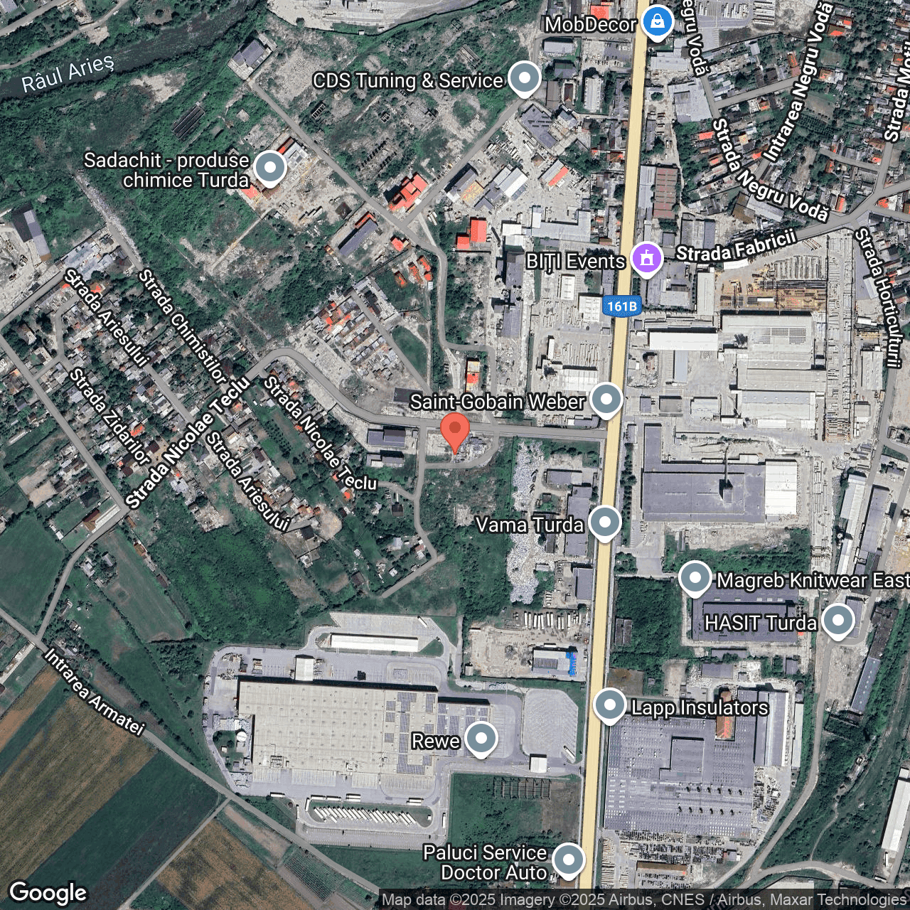 Poza harta hybrid, zoom 16, adresa Turda, , judetul