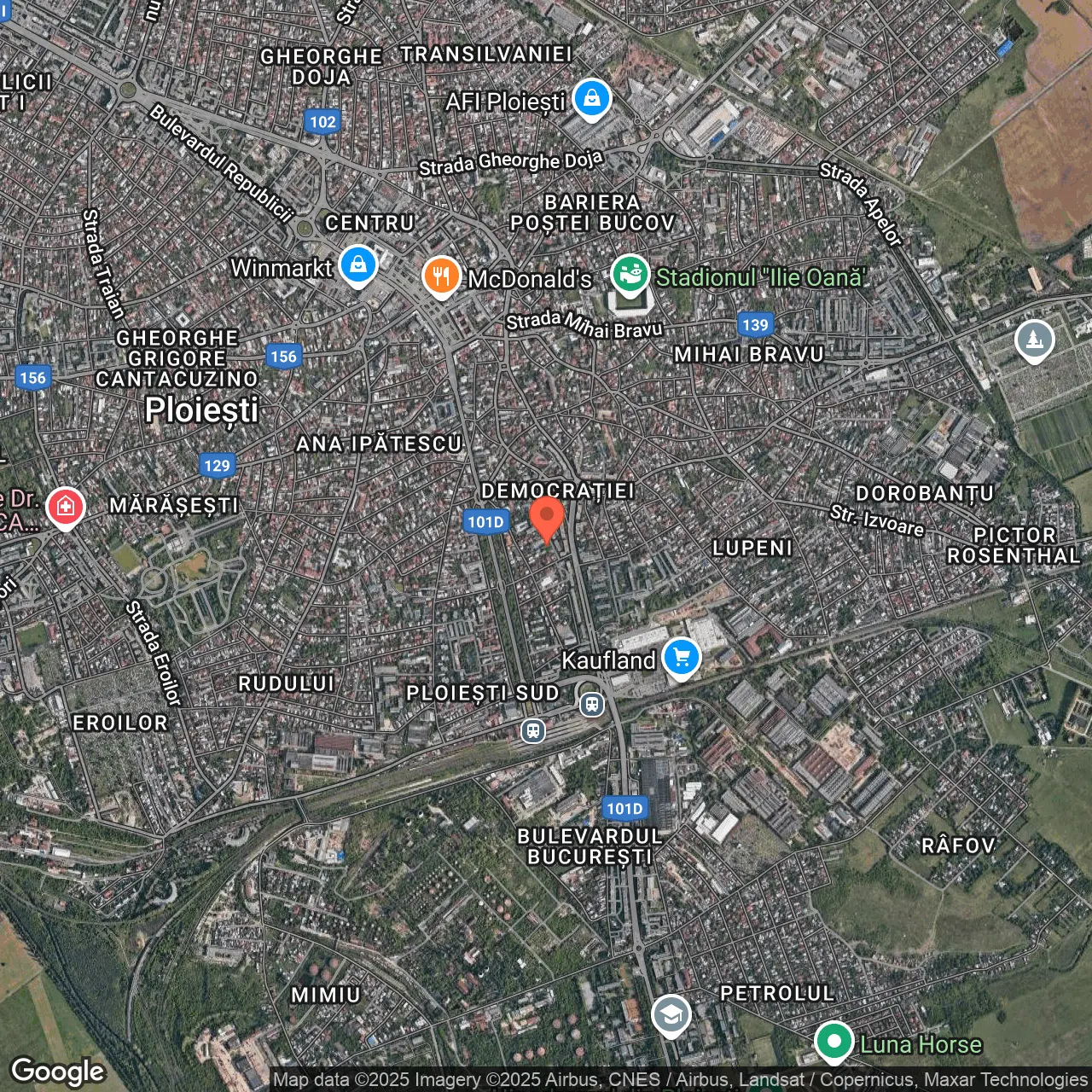 Poza harta hybrid, zoom 14, adresa Ploiești, str. Cumpătului , , judetul