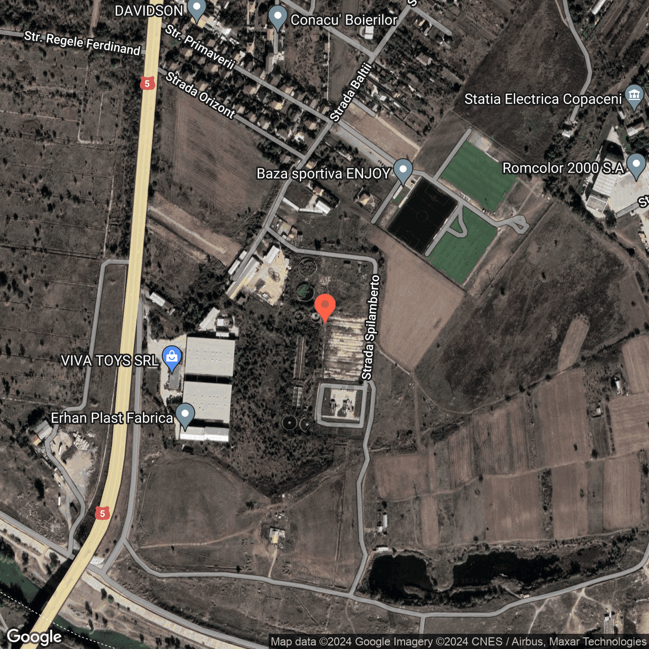 Poza harta hybrid, zoom 16, adresa 1 Decembrie Ilfov, , judetul