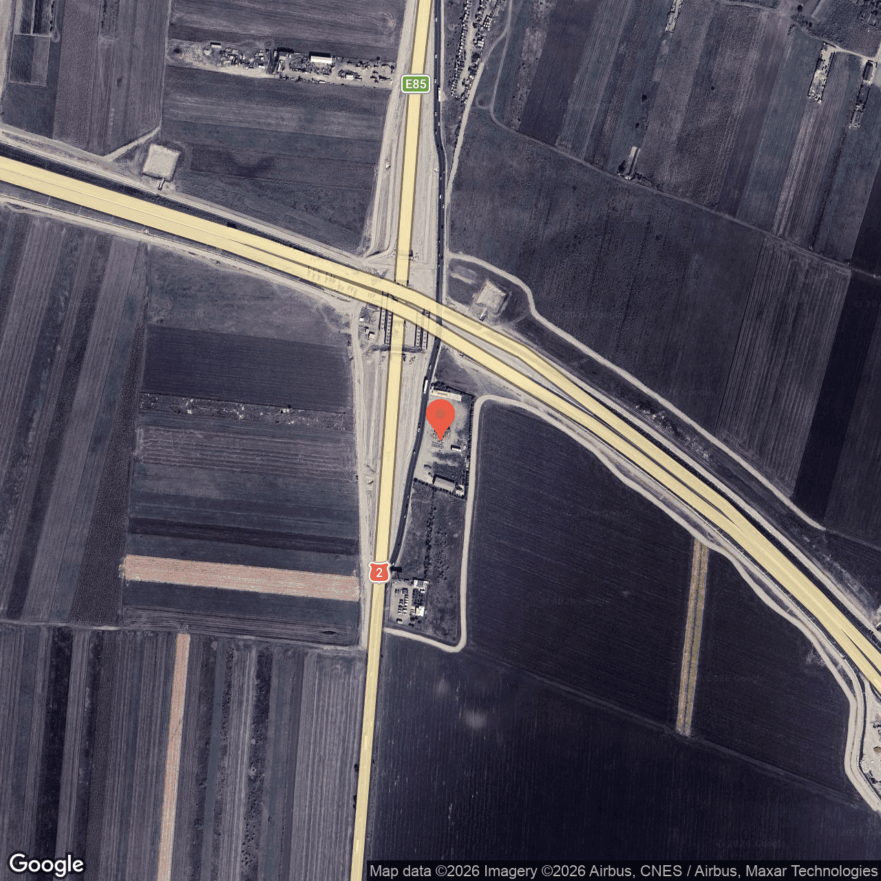 Poza harta hybrid, zoom 16, adresa Balta Raței, Comuna Vânători, , judetul