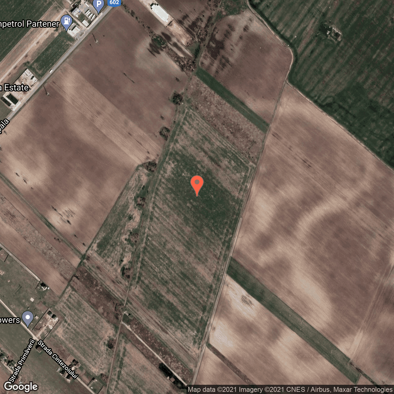 Poza harta hybrid, zoom 16, adresa Săbăreni, Sabareni, judetul Giurgiu