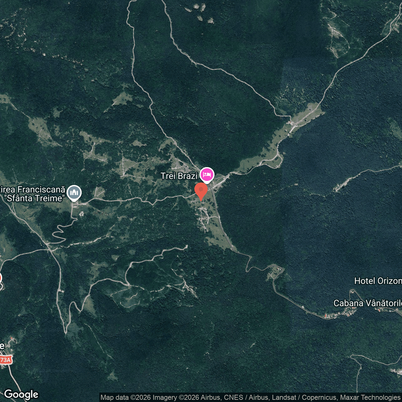 Poza harta hybrid, zoom 14, adresa Predeal Brasov, , judetul