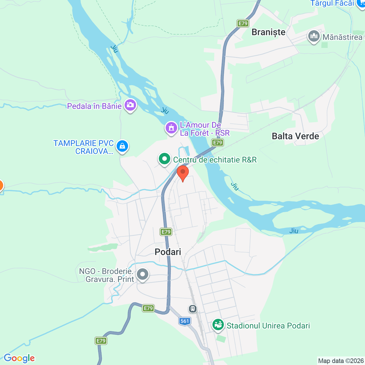 Poza harta streetview, zoom 14, adresa Podari, judet Dolj, , judetul