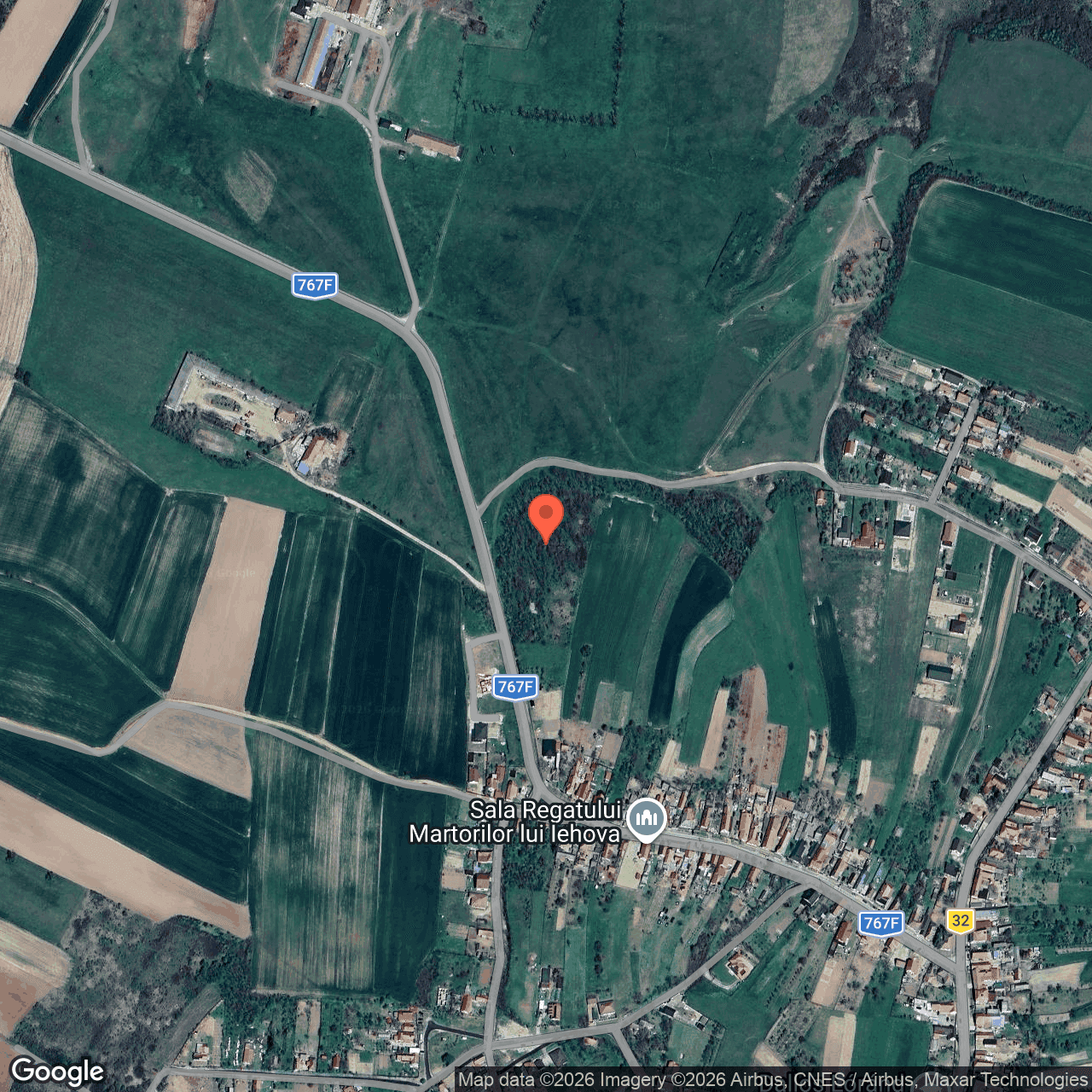 Poza harta hybrid, zoom 16, adresa Cetariu Bihor, , judetul