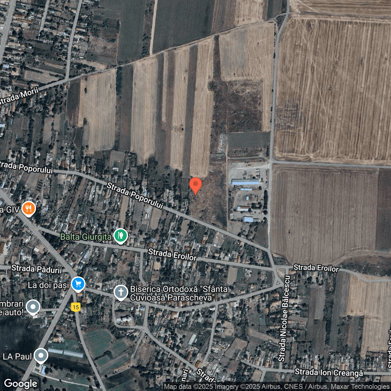 Poza harta hybrid, zoom 16, adresa Giurgita Dolj, , judetul