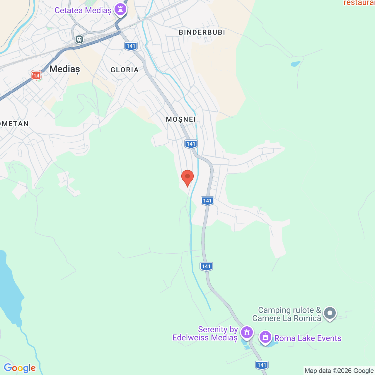 Poza harta streetview, zoom 14, adresa Mediaș str. Graia de Jos, jud. Sibiu, , judetul