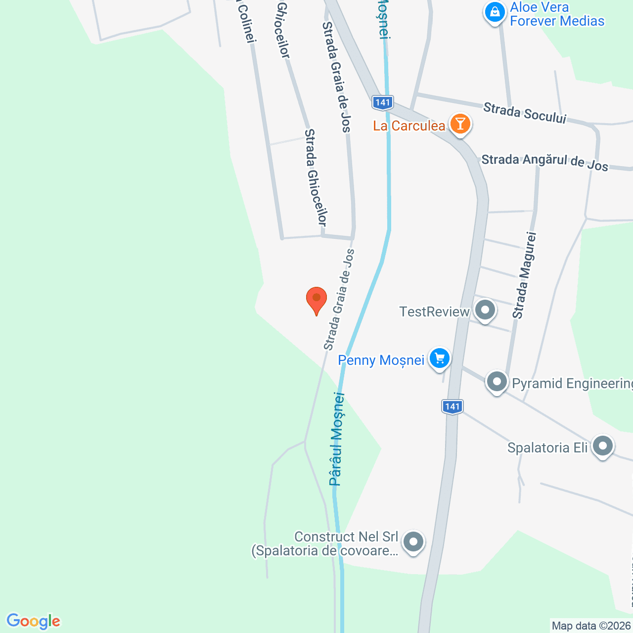 Poza harta streetview, zoom 16, adresa Mediaș str. Graia de Jos, jud. Sibiu, , judetul