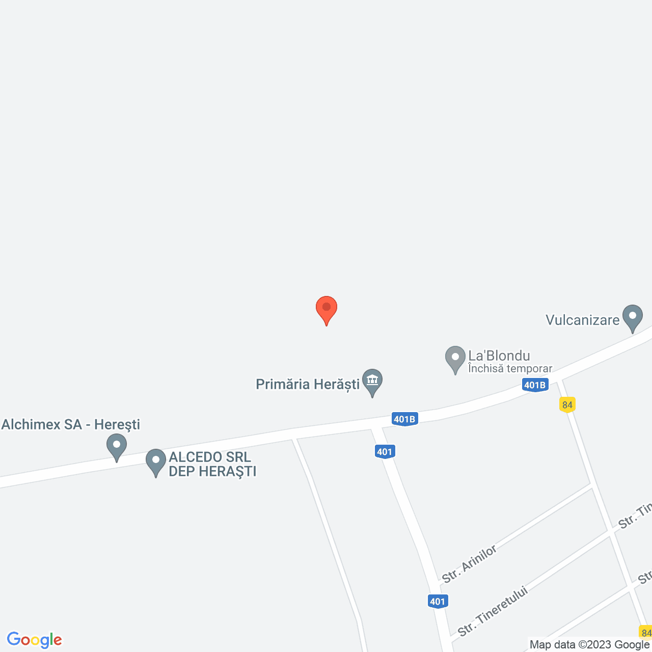 Poza harta streetview, zoom 16, adresa Herasti, , judetul