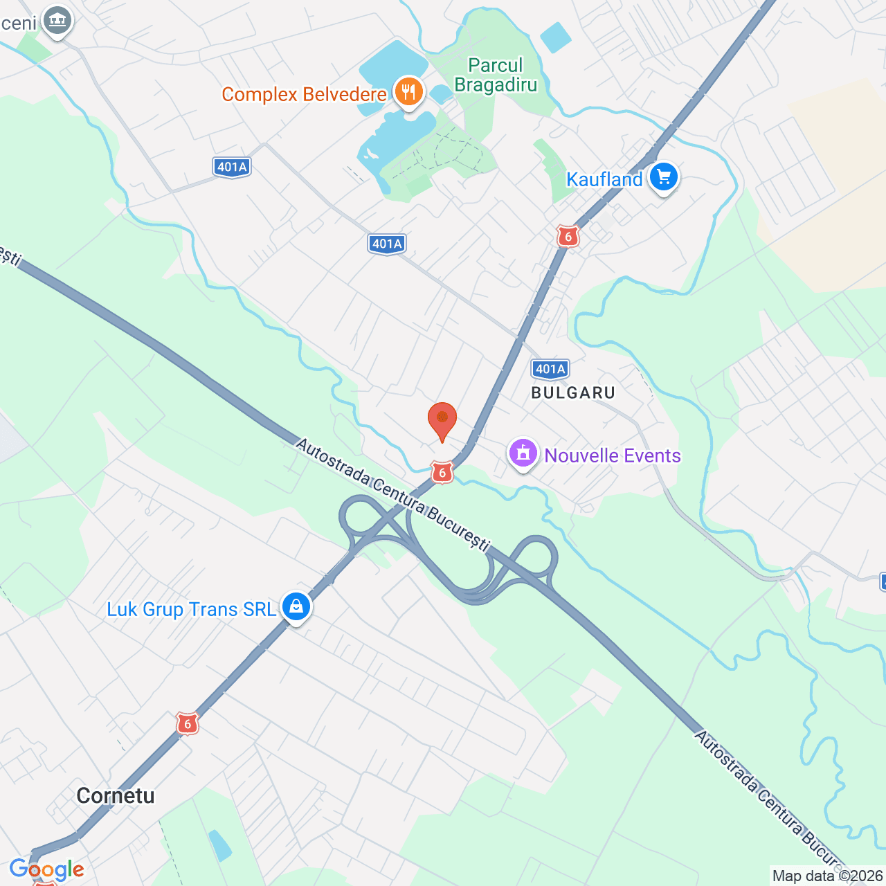 Poza harta streetview, zoom 14, adresa Bragadiru Ilfov, , judetul