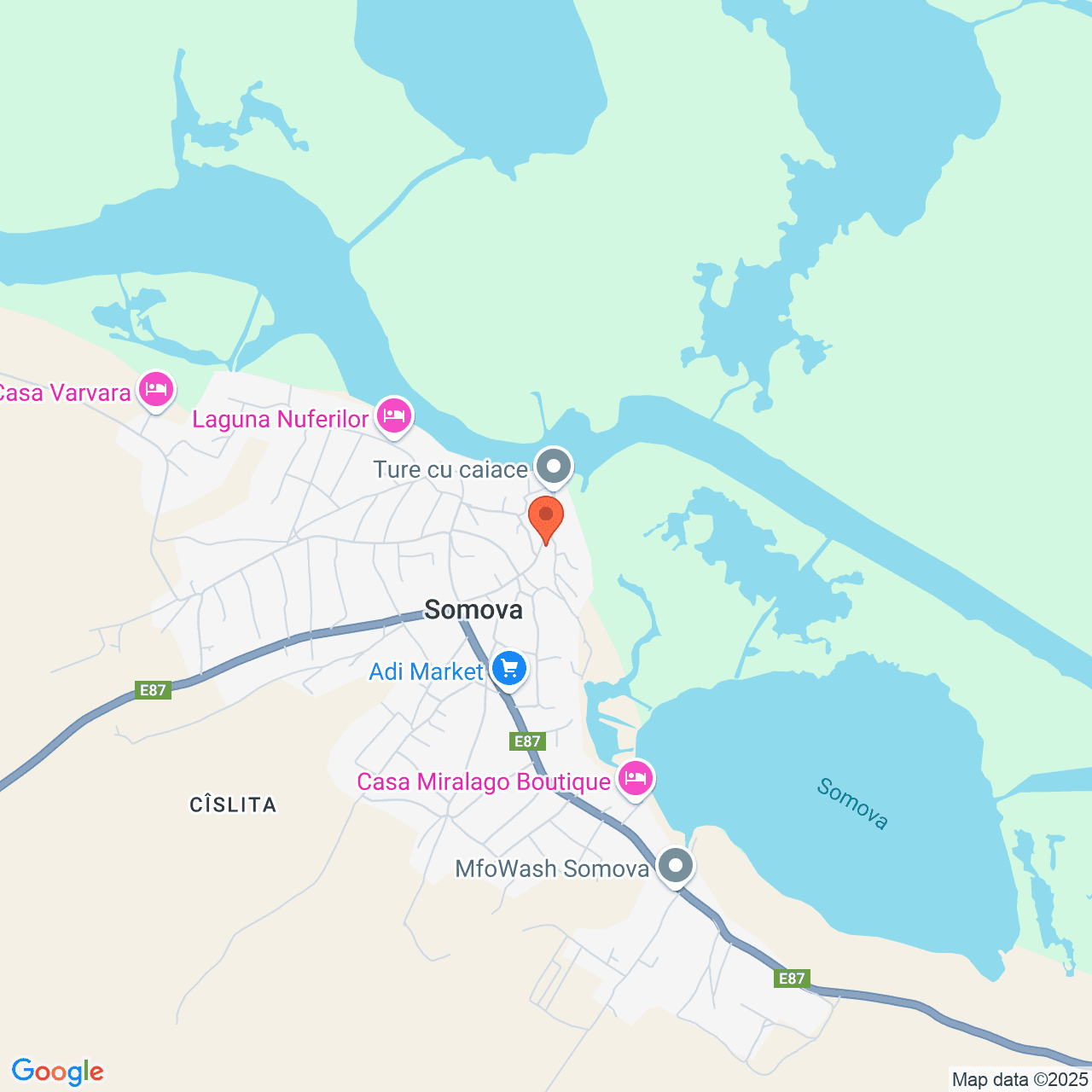 Poza harta streetview, zoom 14, adresa Strada Traian Cosovei nr. 14 Somova, , judetul