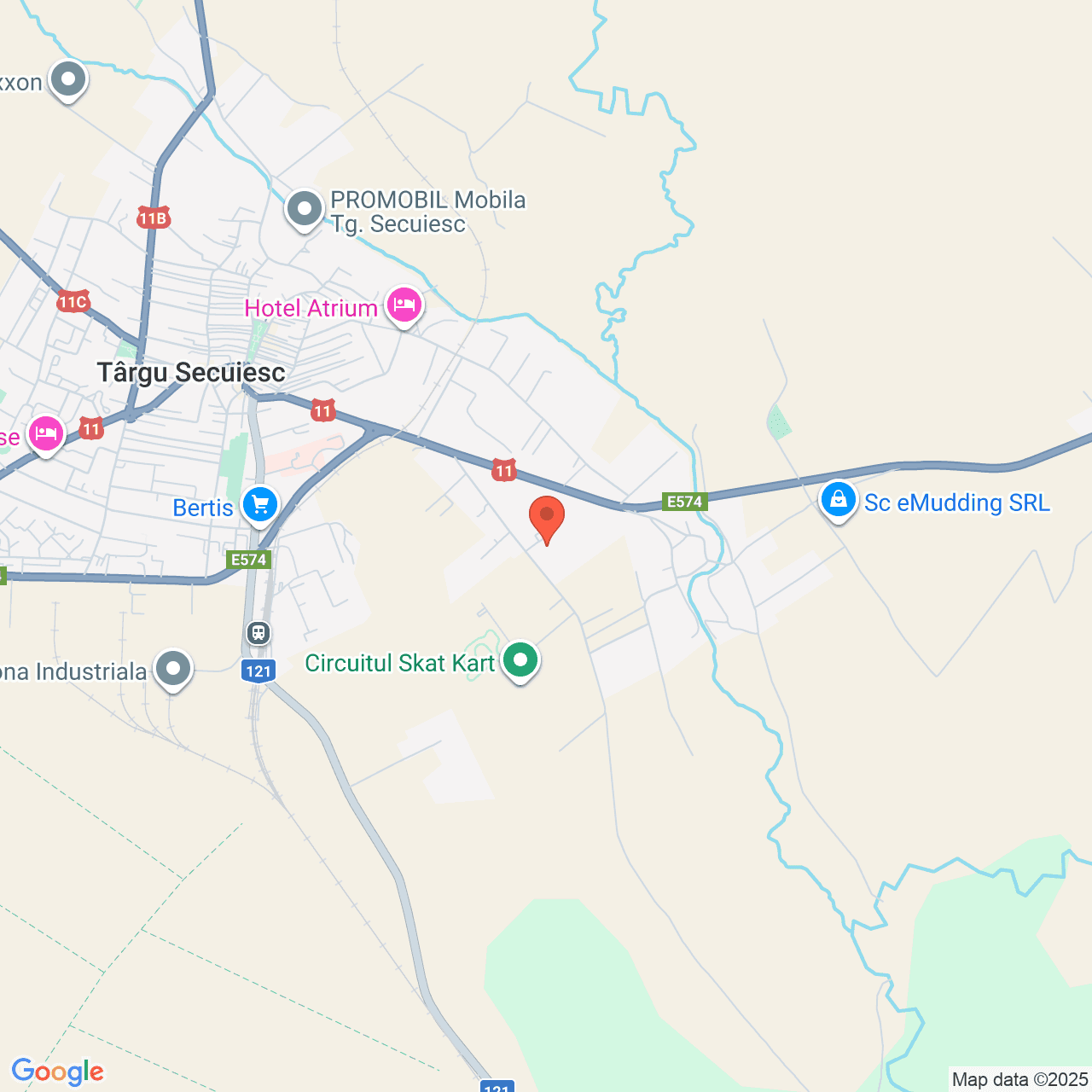 Poza harta streetview, zoom 14, adresa strada Fortyogo mun. Targu Secuiesc, jud. Covasna, , judetul