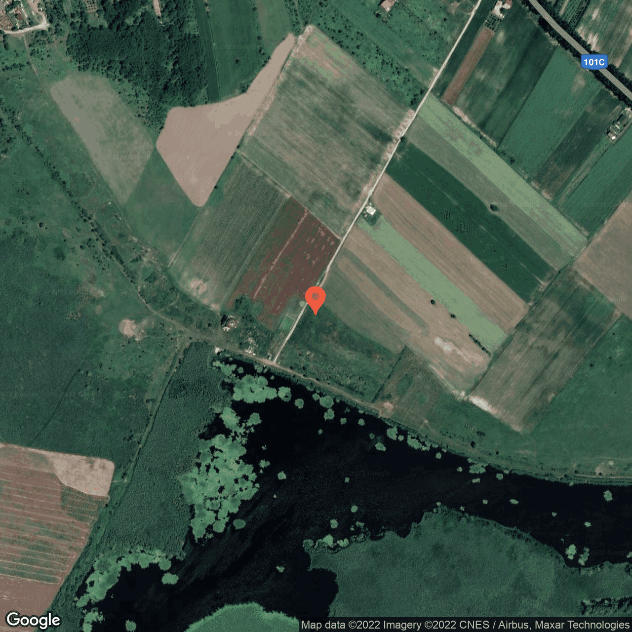 Poza harta hybrid, zoom 16, adresa Silistea Snagovului, Gruiu, judetul Bucuresti Ilfov