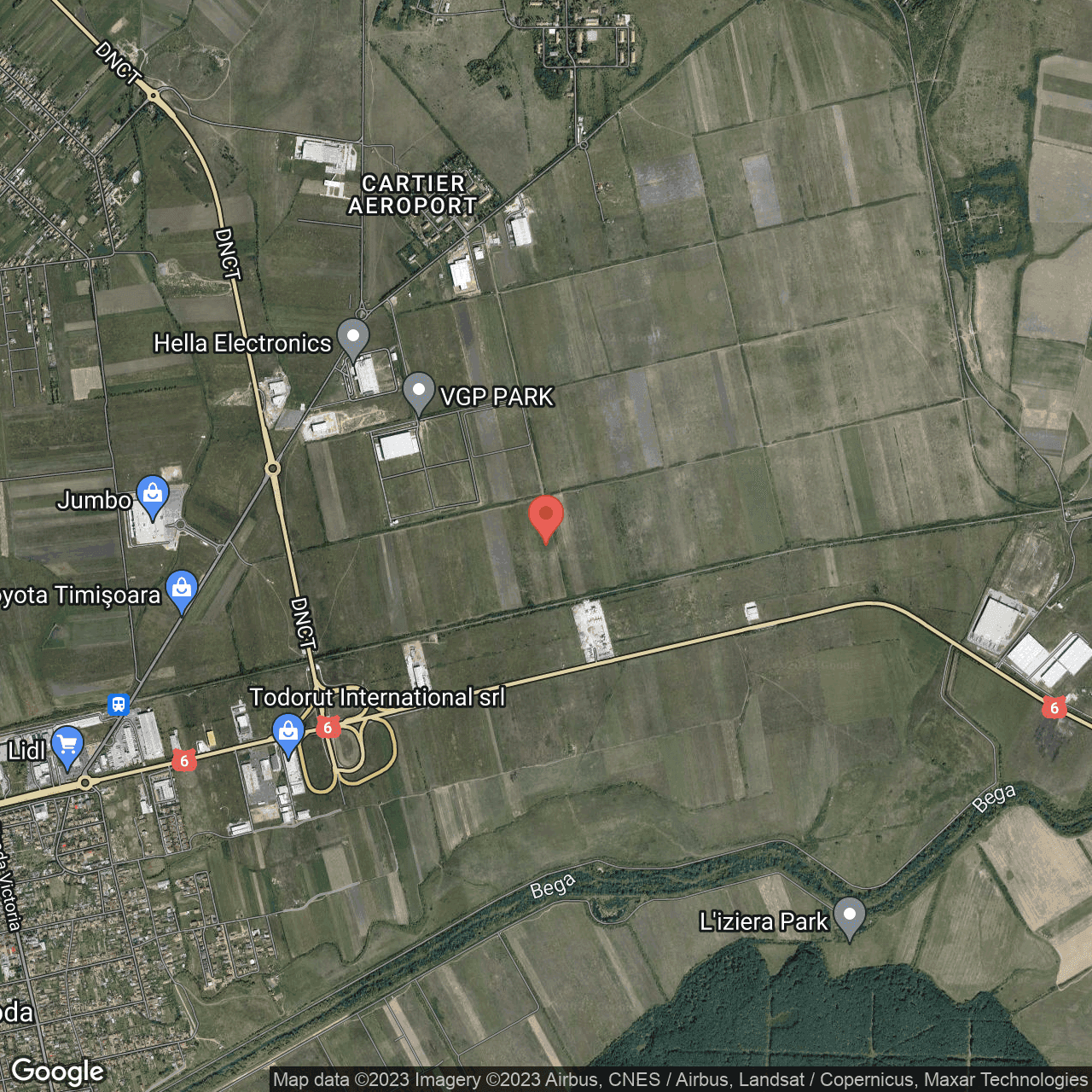 Poza harta hybrid, zoom 14, adresa Ghiroda , , judetul