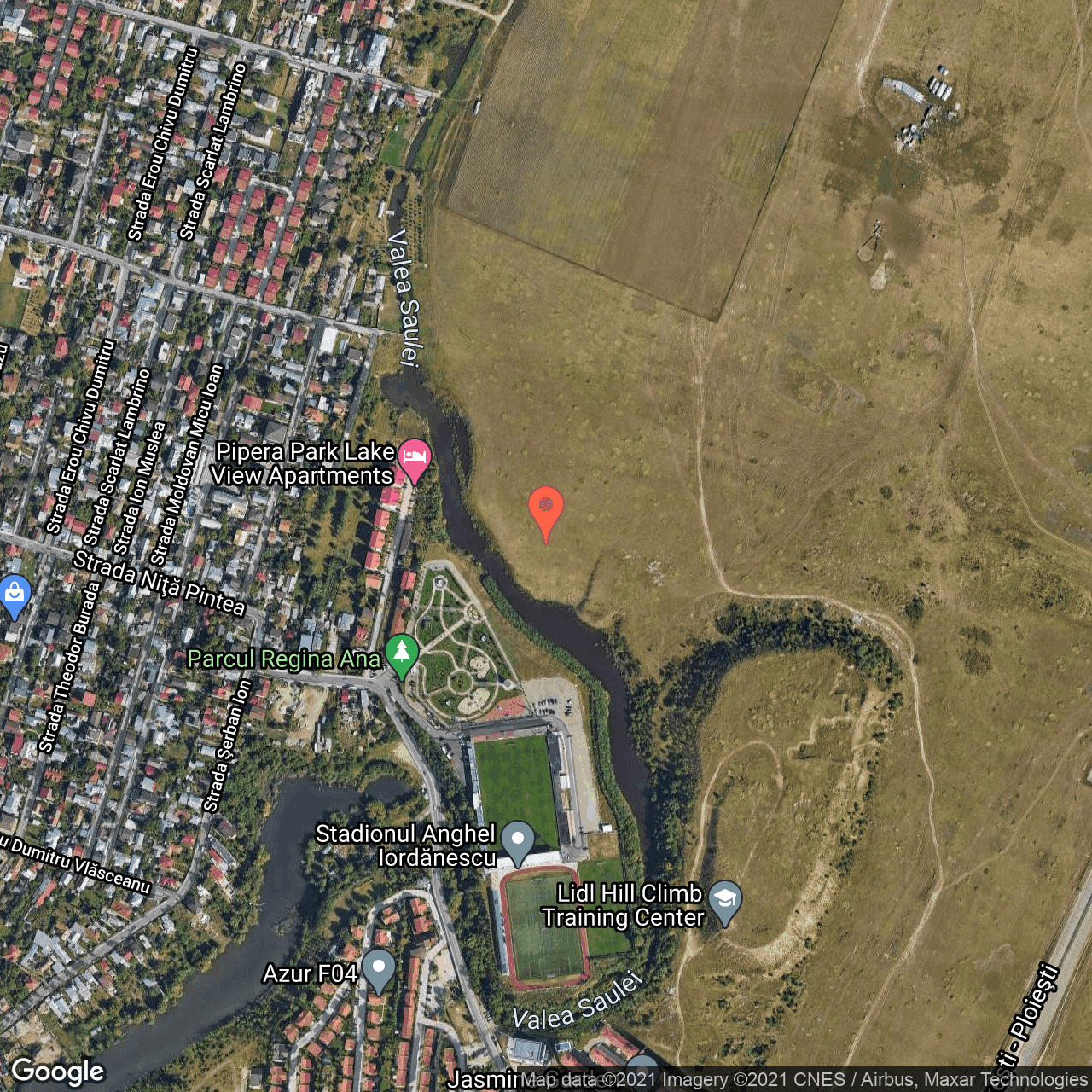 Poza harta hybrid, zoom 16, adresa Pipera, Voluntari, judetul Bucuresti Ilfov