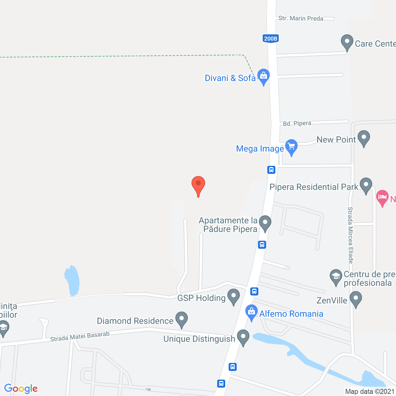 Poza harta streetview, zoom 16, adresa Voluntari, judetul Bucuresti Ilfov