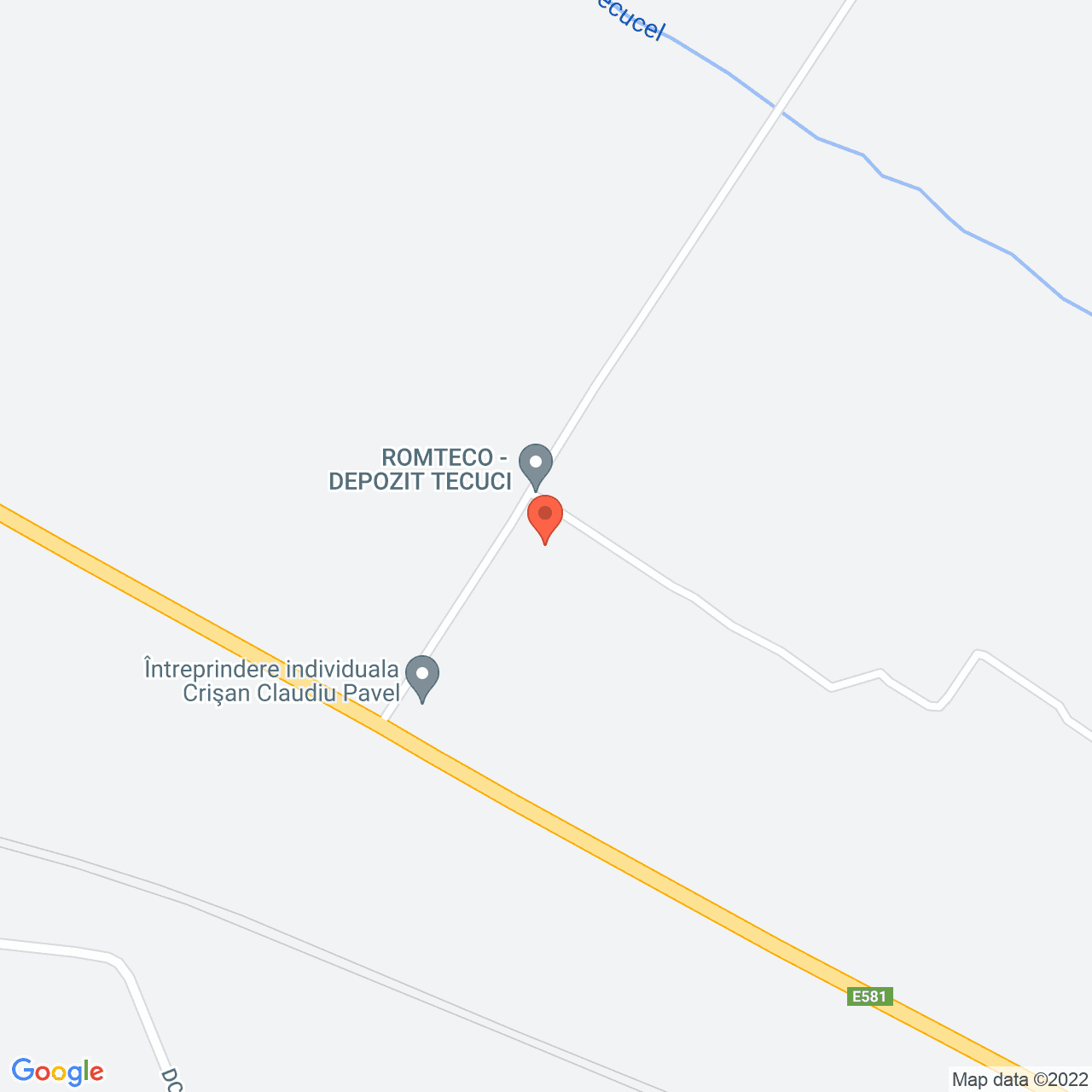 Poza harta streetview, zoom 16, adresa Tecuci, judetul Galati