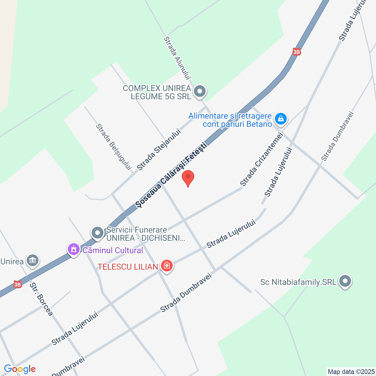 Poza harta streetview, zoom 16, adresa Unirea Calarasi, , judetul