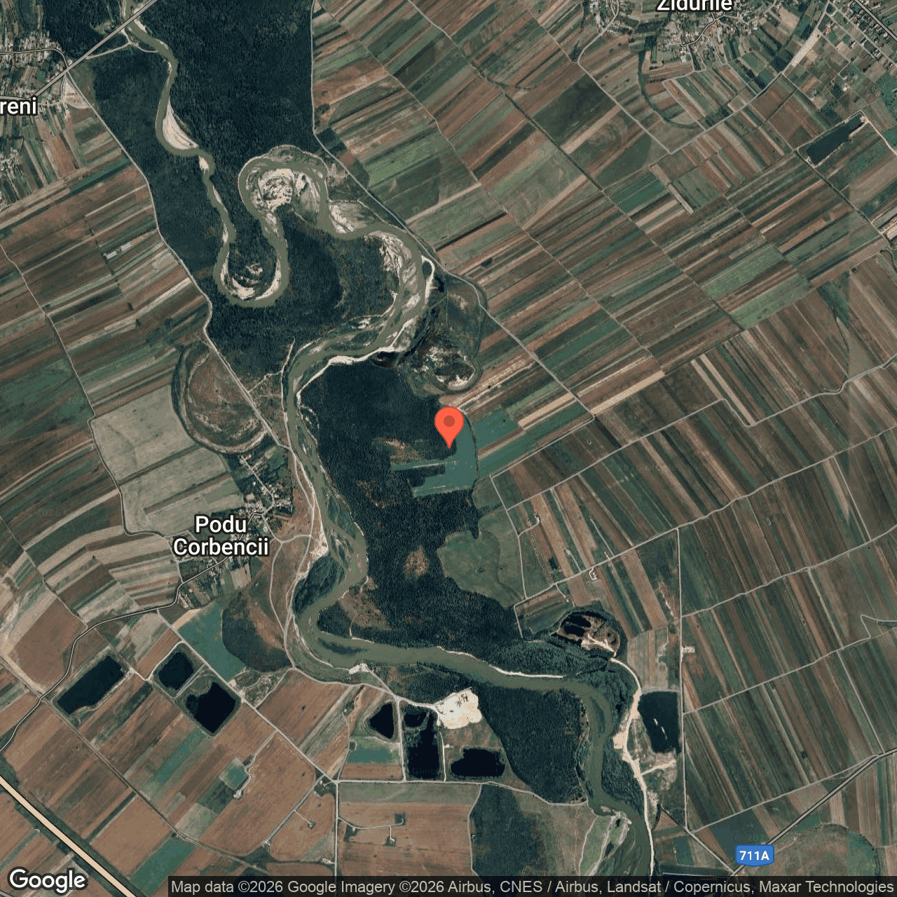 Poza harta hybrid, zoom 14, adresa Odobesti Dambovita, , judetul