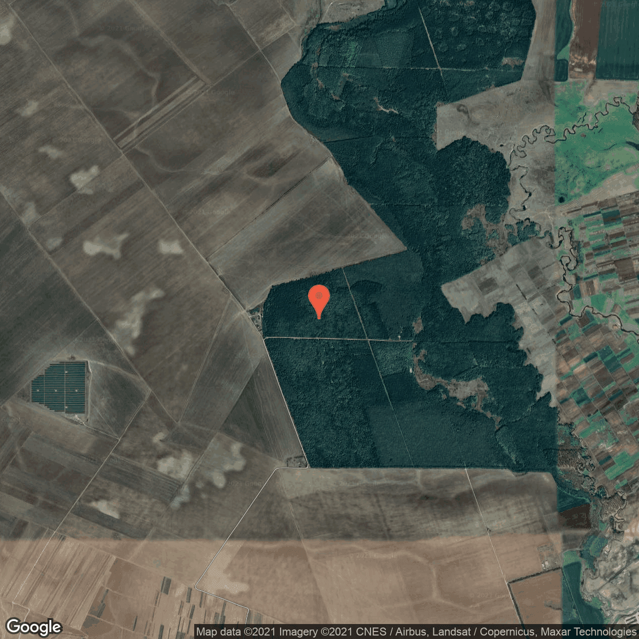 Poza harta hybrid, zoom 14, adresa Mavrodin, Mavrodin, judetul Teleorman